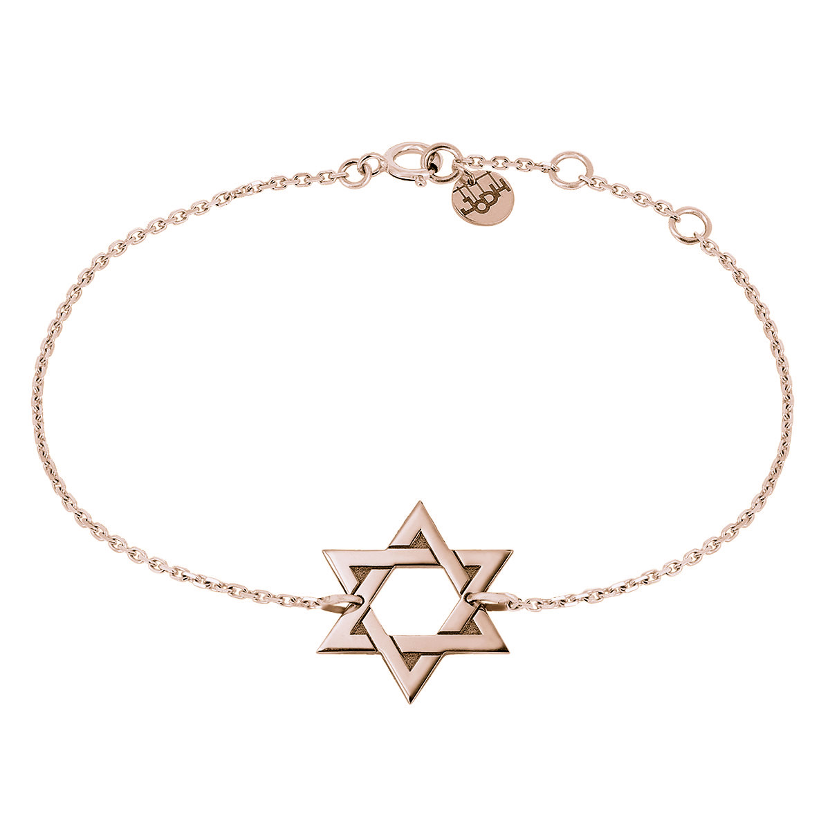 bracelet chaine étoile de david